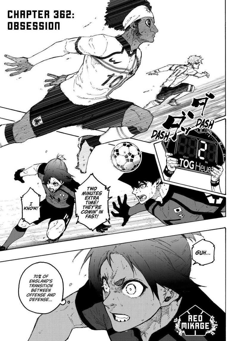 Blue Lock - Chapter 362 Page 1