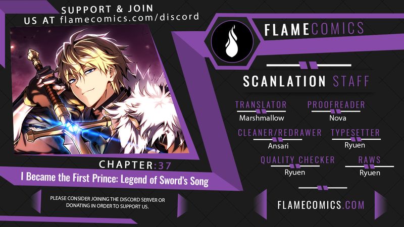 I Became the First Prince: Legend of Sword’s Song - Chapter 37 Page 1