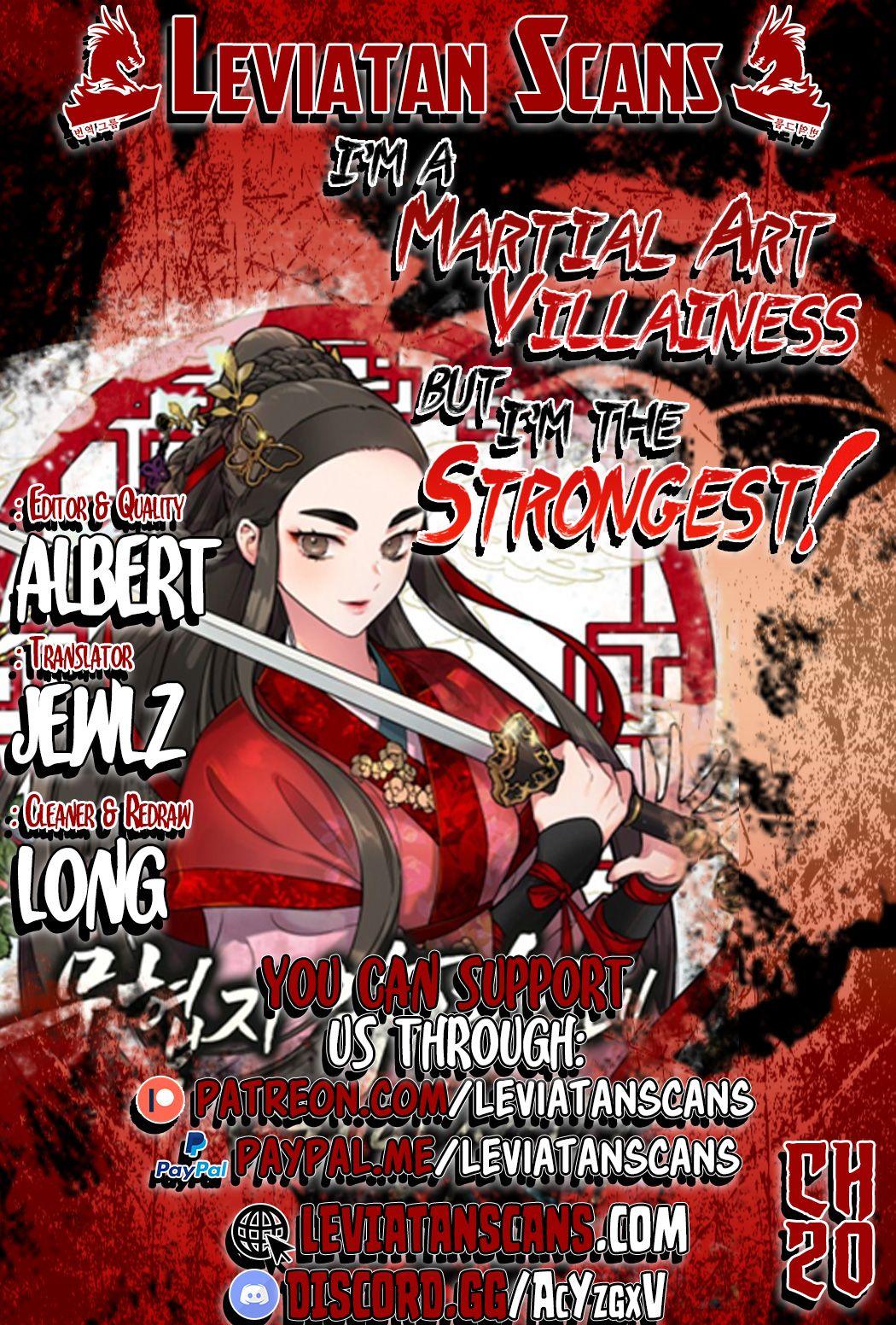 I'm a Martial Art Villainess, but I'm the Strongest! - Chapter 20 Page 1