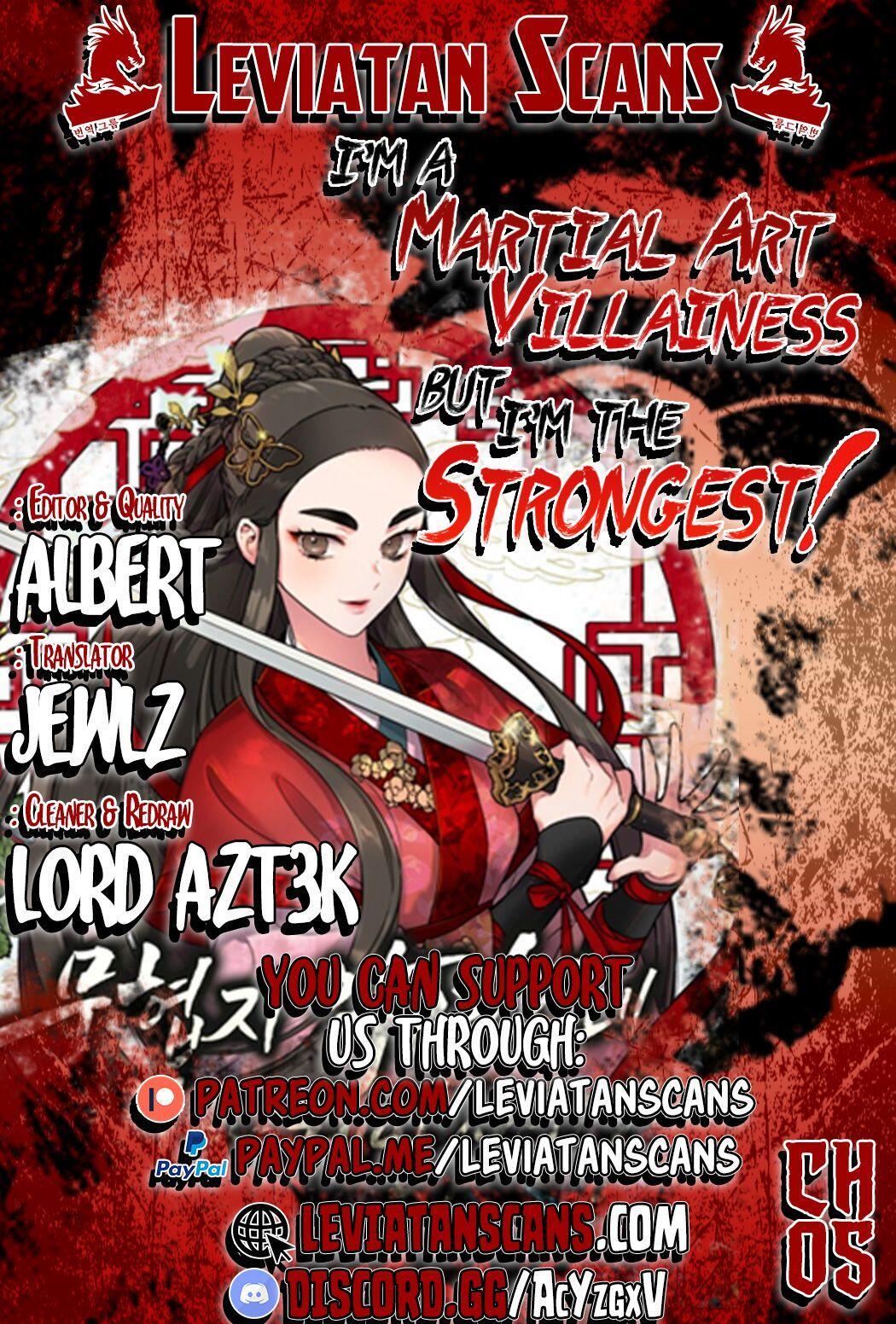 I'm a Martial Art Villainess, but I'm the Strongest! - Chapter 5 Page 1
