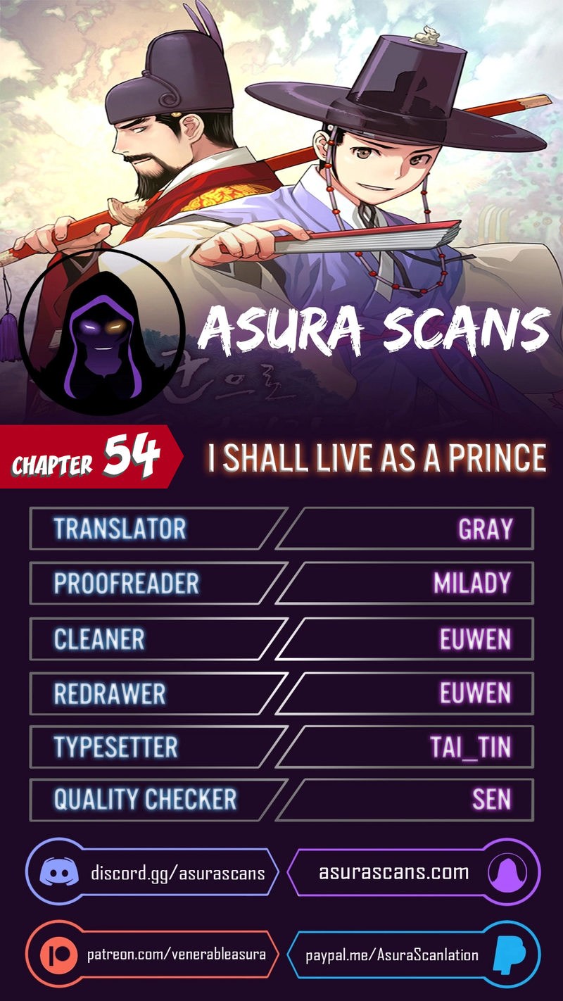I Shall Live as a Prince - Chapter 54 Page 1
