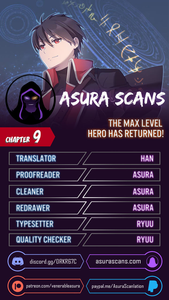 The Max Level Hero has Returned! - Chapter 9 Page 1