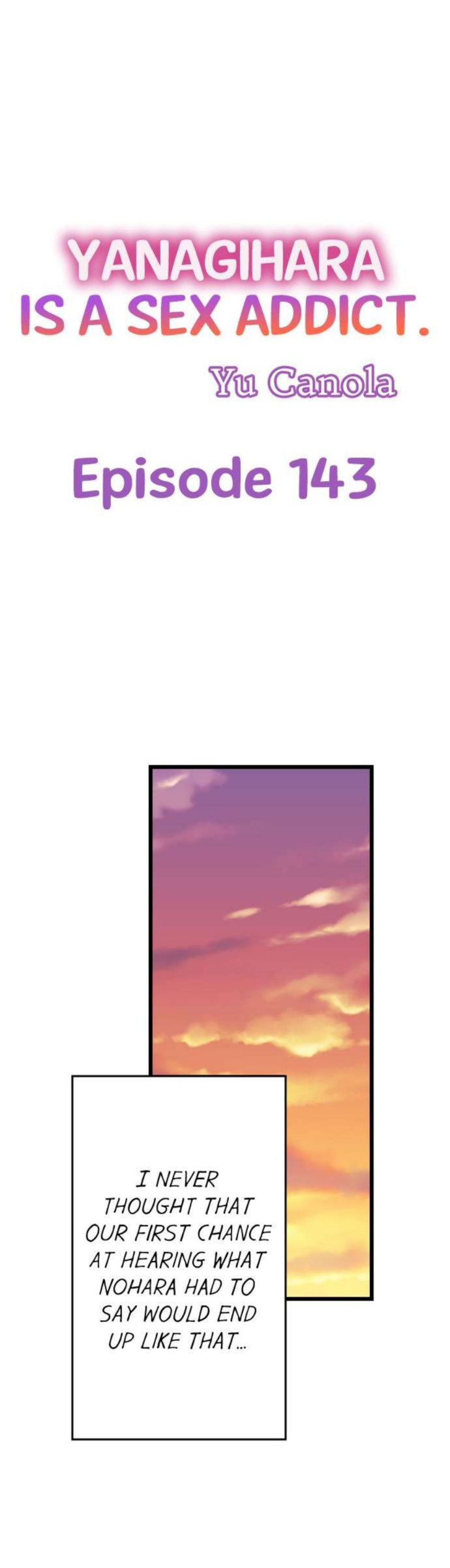 Yanagihara Is a Sex Addict - Chapter 143 Page 1